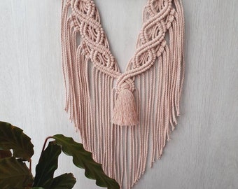 Makramee-Wanddeko Wandbehang "LOLA" Wall Hanging MACRAME