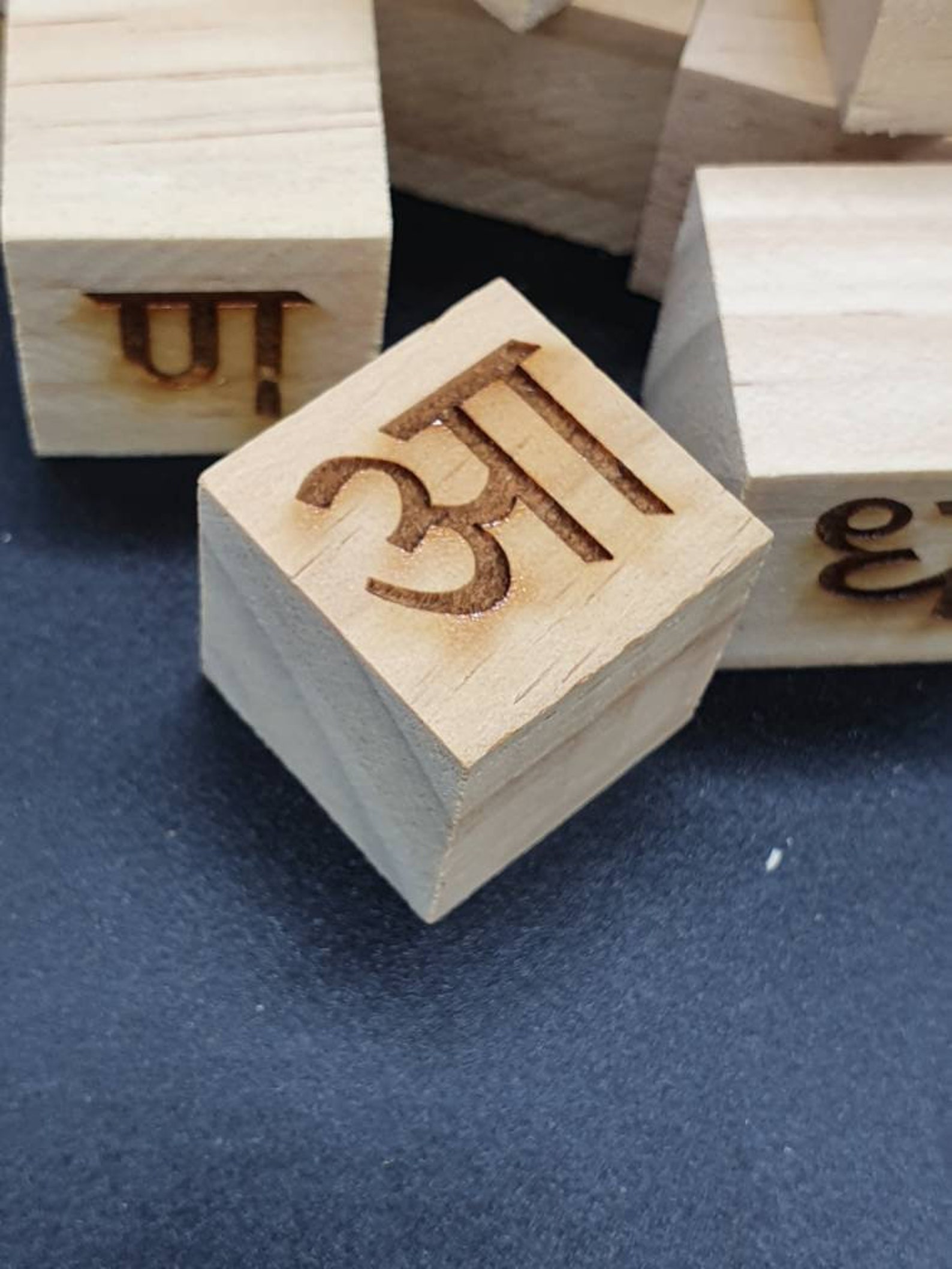 Hindi Alphabet Blocks My Alphabets Hindi Toys Hindi Games Etsy