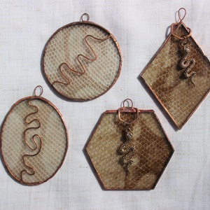 Snake Shed Suncatcher, CUSTOM ONLY