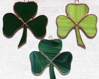 Stained-glass Shamrock