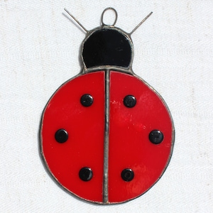 Stained-glass ladybug
