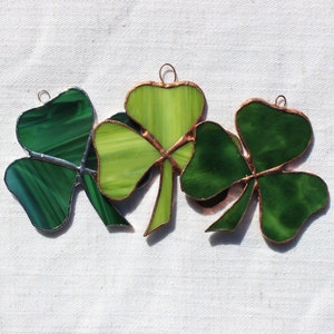 Stained-glass Shamrock