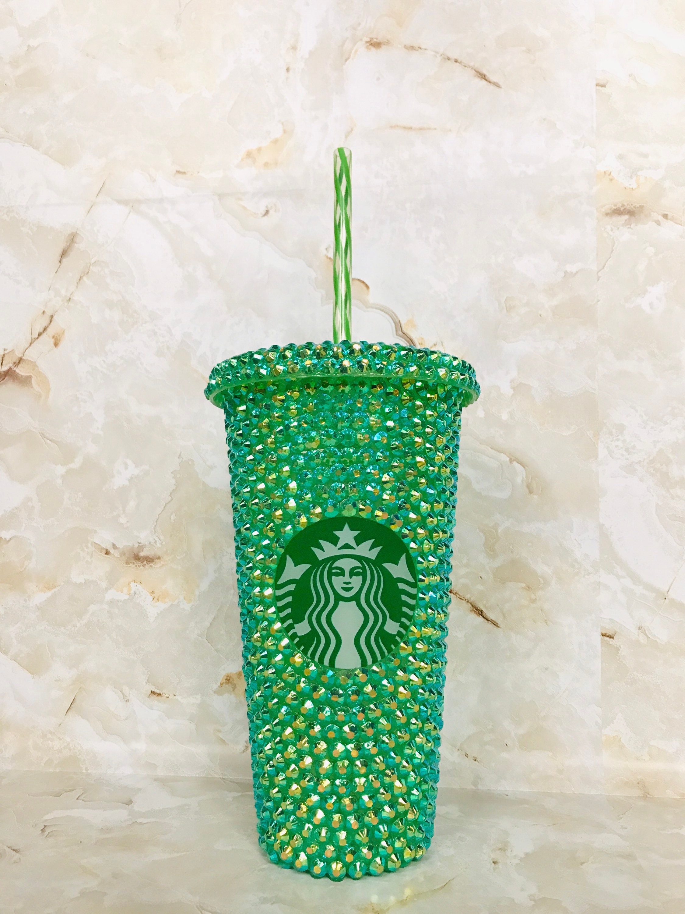 Starbucks Dining | Starbucks 24 Ounce Clear Plastic Tumbler | Color: Green | Size: Os | Maddysweetdeals's Closet