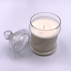 Tall Glass Candle - Handmade Soy Wax Candle