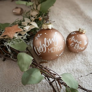Personalisierte Christbaumkugel | 8cm