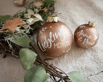 Personalisierte Christbaumkugel | 8cm