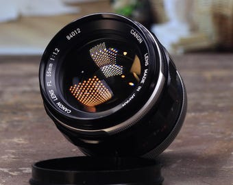 Canon FL 55mm f1.2 Vintage Manual Focus Prime Lens
