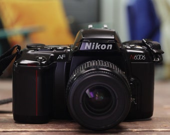Nikon F601 Film Camera With 35-80 Mm F/4-5.6 D Lens. - Etsy Nikon F601 Film Camera With 35-80 Mm F/4-5.6 D Lens. - Etsy