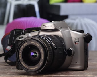 Canon Rebel XSN 35mm Film SLR Camera w/ 28mm-90mm Sigma Zoom Lens