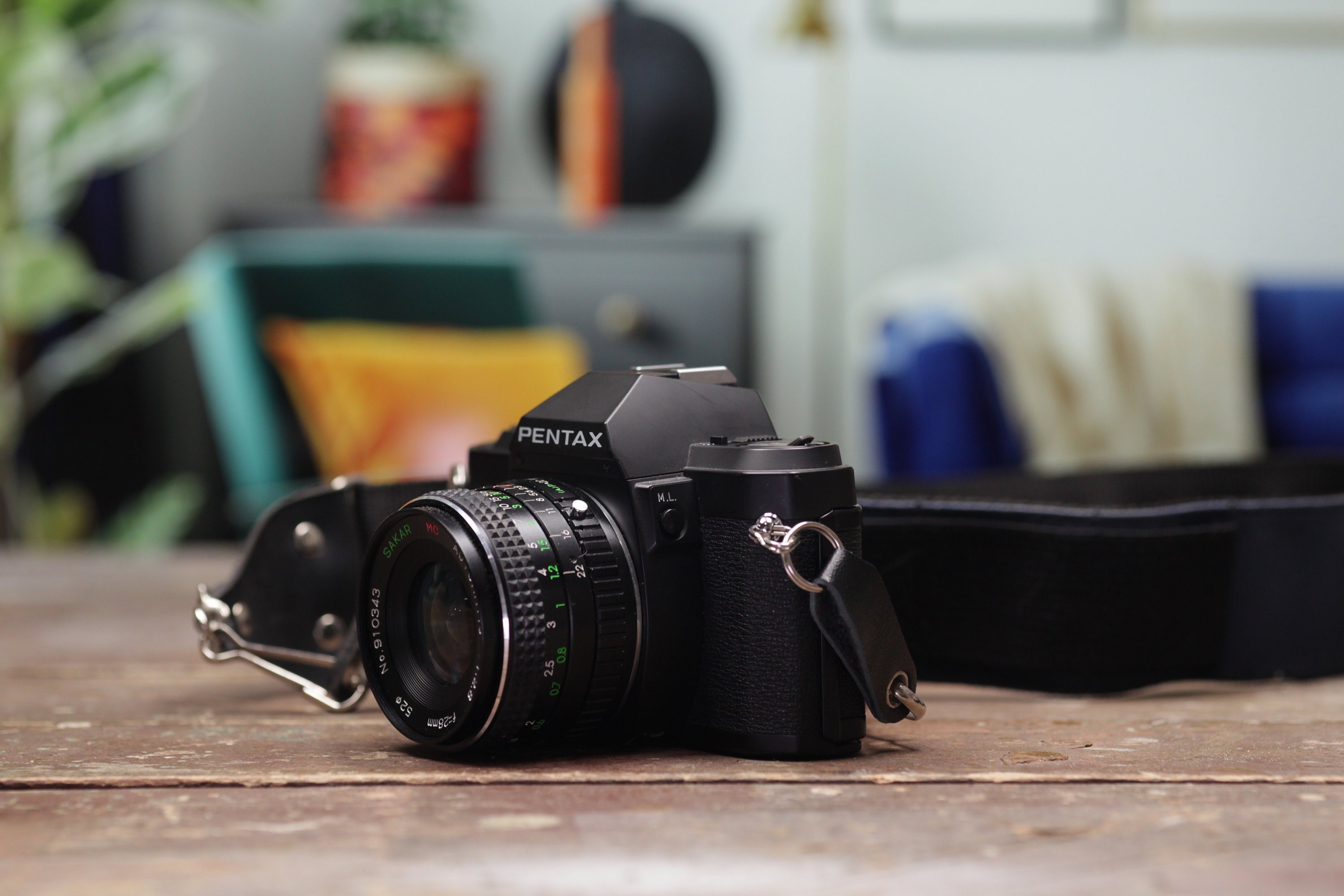The Pentax P3 With Fast Wide Lens 28mm F2.8 Prime Lens 35mm Film