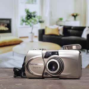 Olympus Stylus 150 (µ[mju:] II 150) – Premium 35mm Point & Shoot Film Camera with Sharp Zoom Lens!