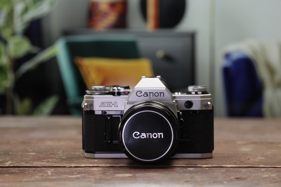 Canon AE-1 SLR 35mm Film Camera W/ Rare 28mm 3.5 Silver Nose - Etsy