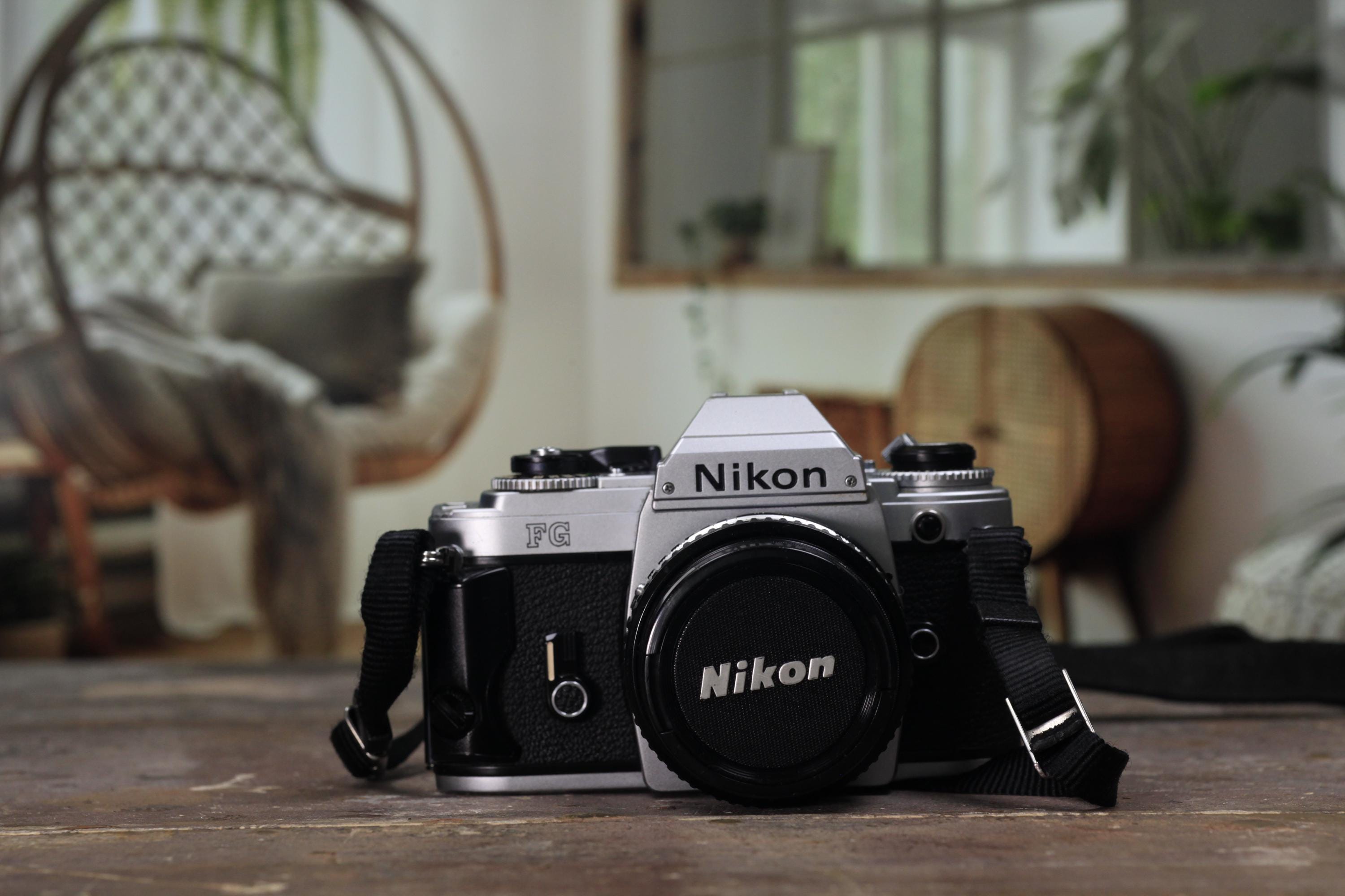Nikon FG SLR 35mm Film Camera, 50mm F2.8 Prime Lens - Etsy