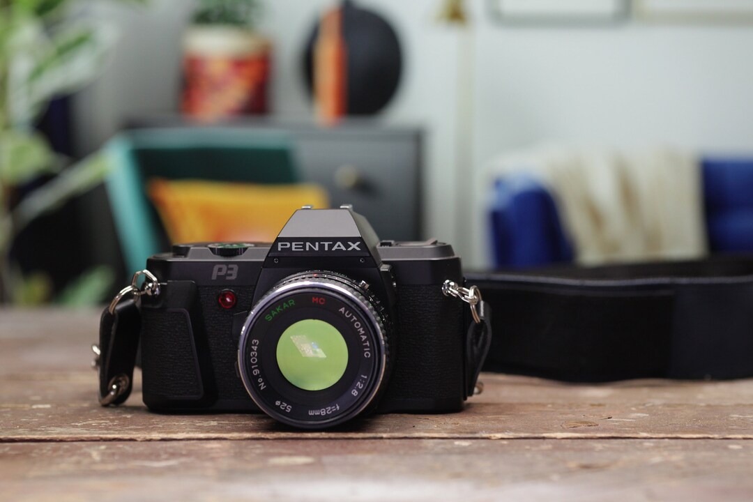 The Pentax P3 With Fast Wide Lens 28mm F2.8 Prime Lens 35mm Film