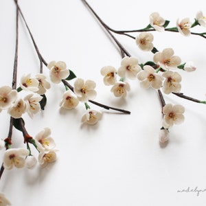 桜、桜の枝、ミニ桜、フェルトの花、フェルトの桜、家の装飾、春の装飾、春の枝