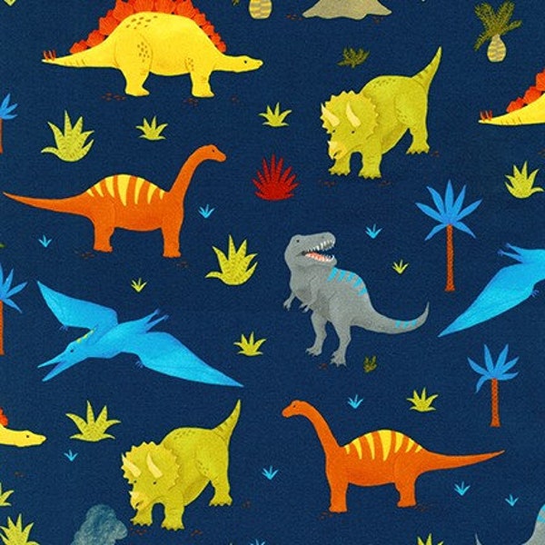 Dinosaur Fabric Panel Etsy