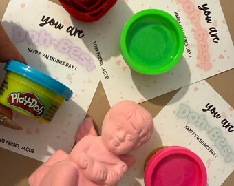 Personalized Play Dough Valentines | Classroom Gift Set