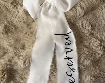 Personalized Chiffon Ribbon | Custom Wedding Decor, Gift Wrap