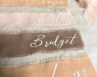 Custom Chiffon Ribbon | Personalized Bridal Ribbon, Gift Wrap