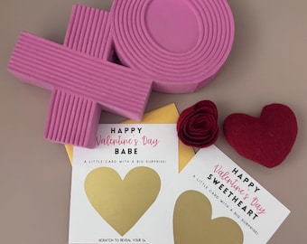 Personalized Valentine's Day Scratch Off Card | Custom Message