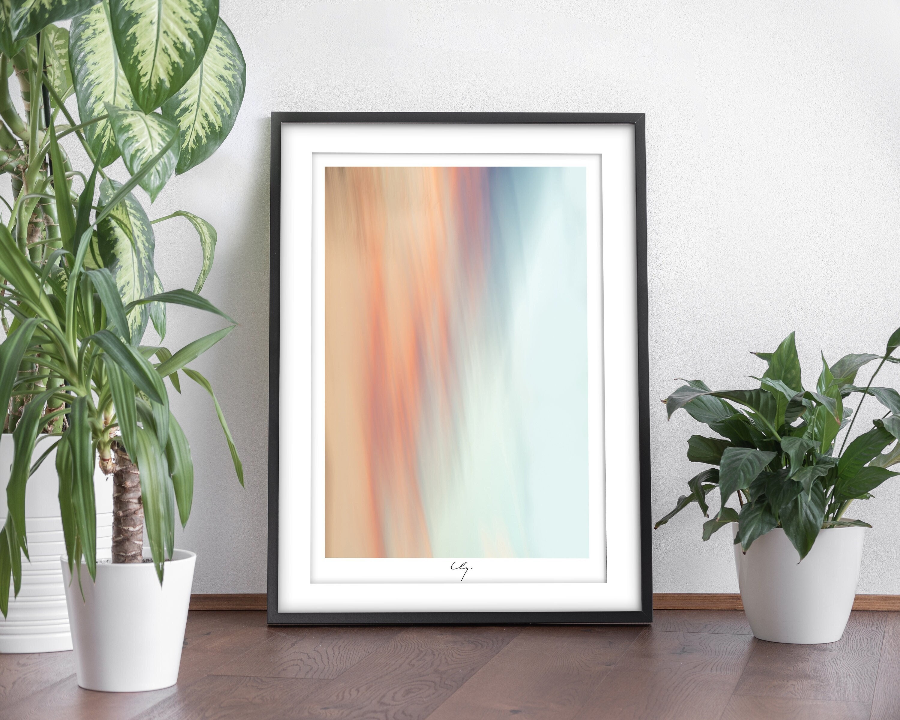 ICM Abstract Photography Print "Separation". 20x14 in.