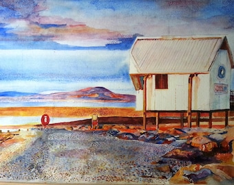 Morecambe Bay - watercolour
