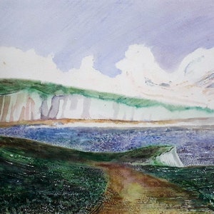 Seven Sisters - watercolour
