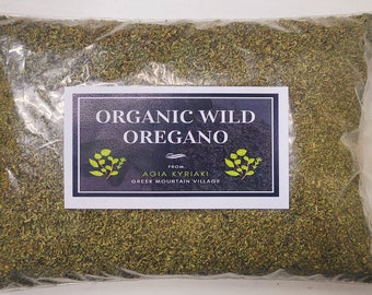 NO 1 GREEK OREGANO - Certified Organic Wild Oregano From Agia Kyriaki - 2023 Harvest