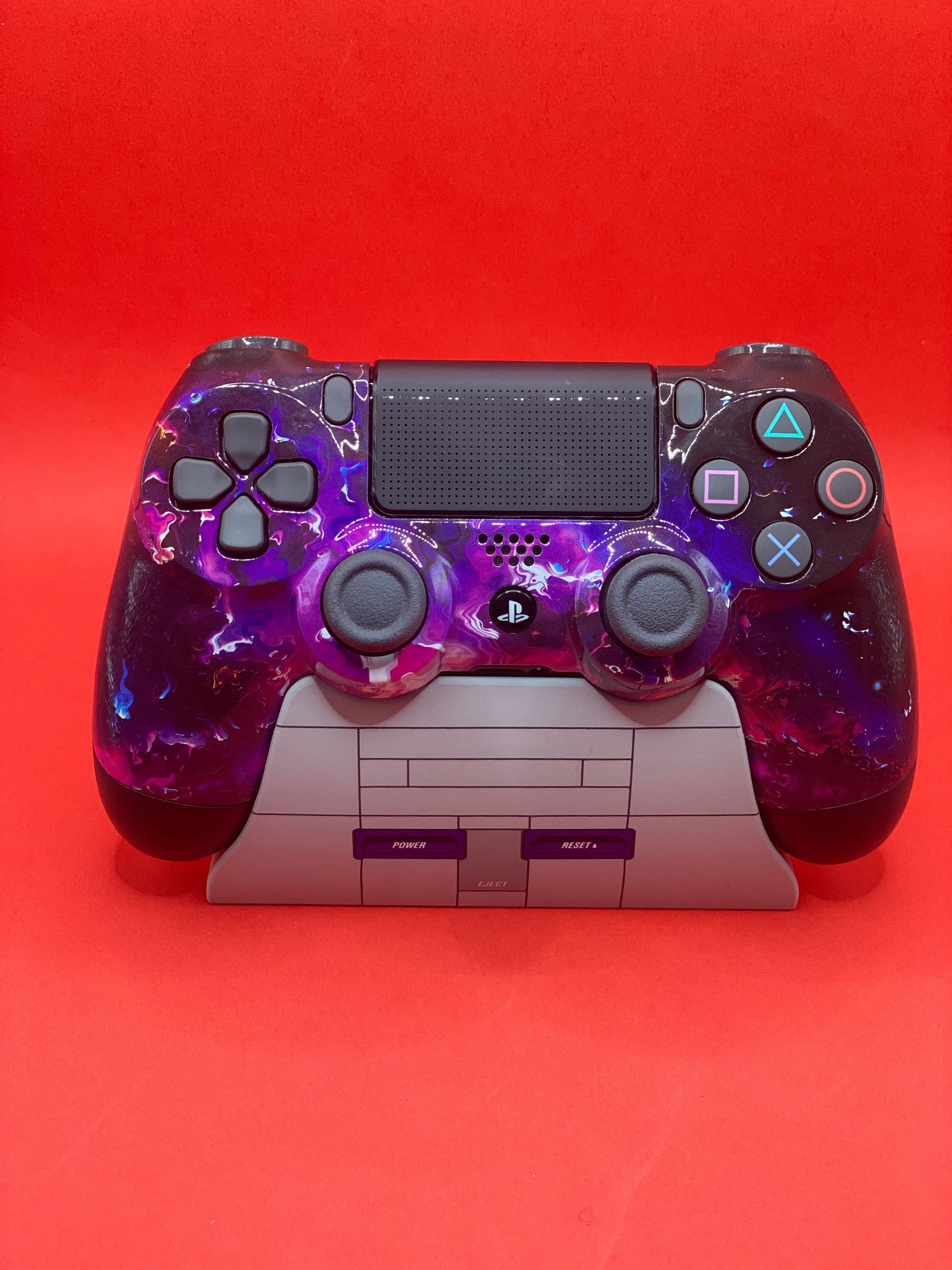 Purple Galaxy PS4 Controller Etsy
