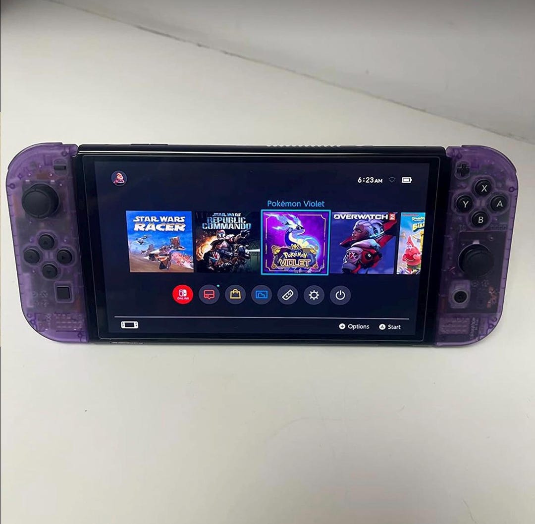 Switch Custom Console Custom Clear Nintendo Switch Console - Etsy