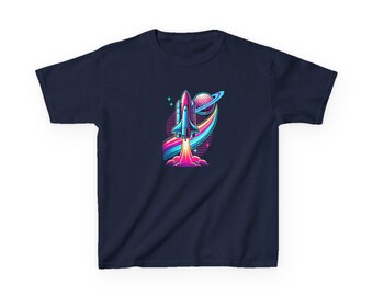 Rainbow Lift Off - Rocket Golf Kids Tee