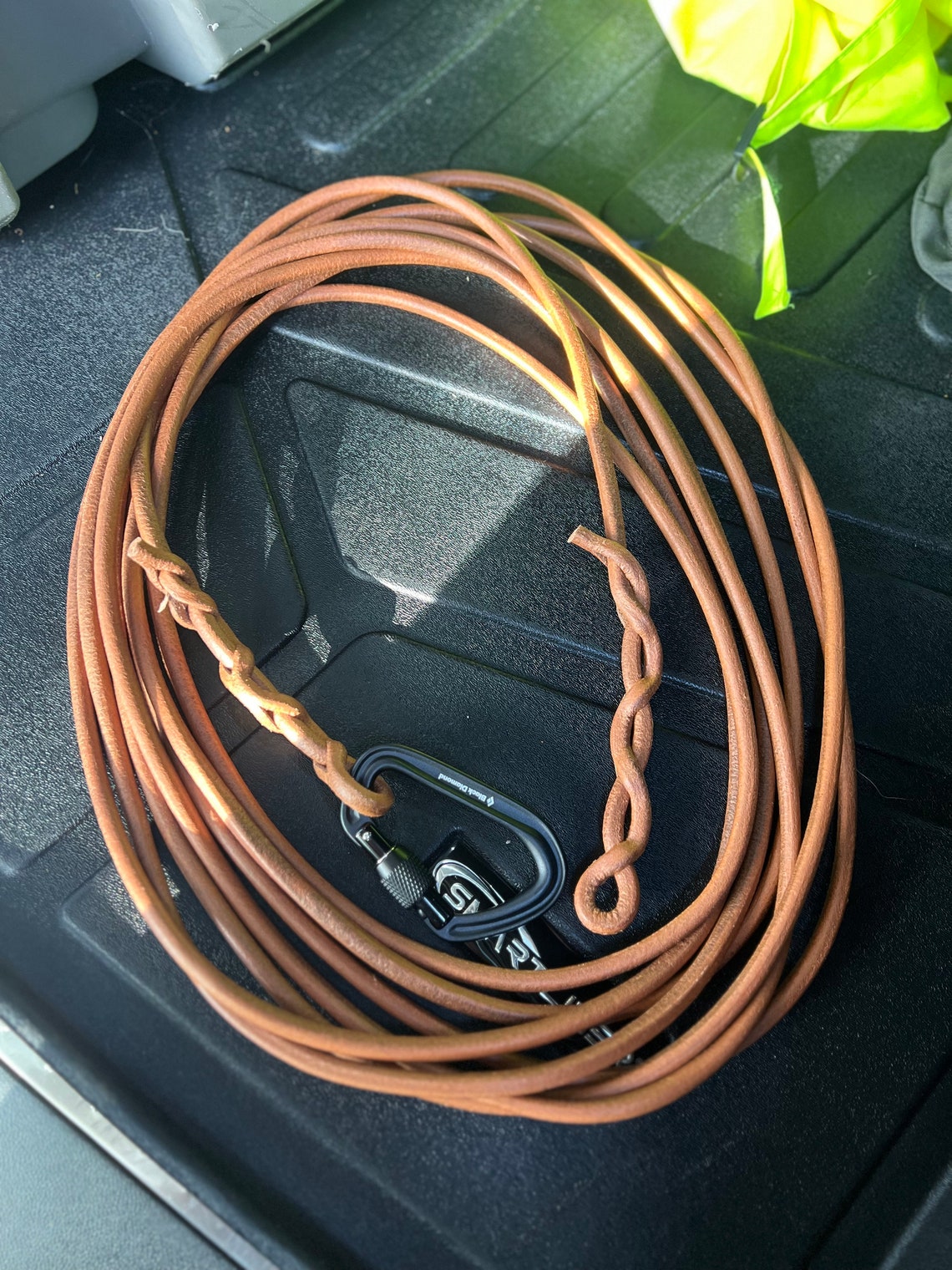 Leather K9 Tracking Lead K9 Long Line Tracking Line Etsy