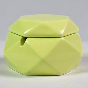 Matcha Green Porcelain Lidded Ashtray