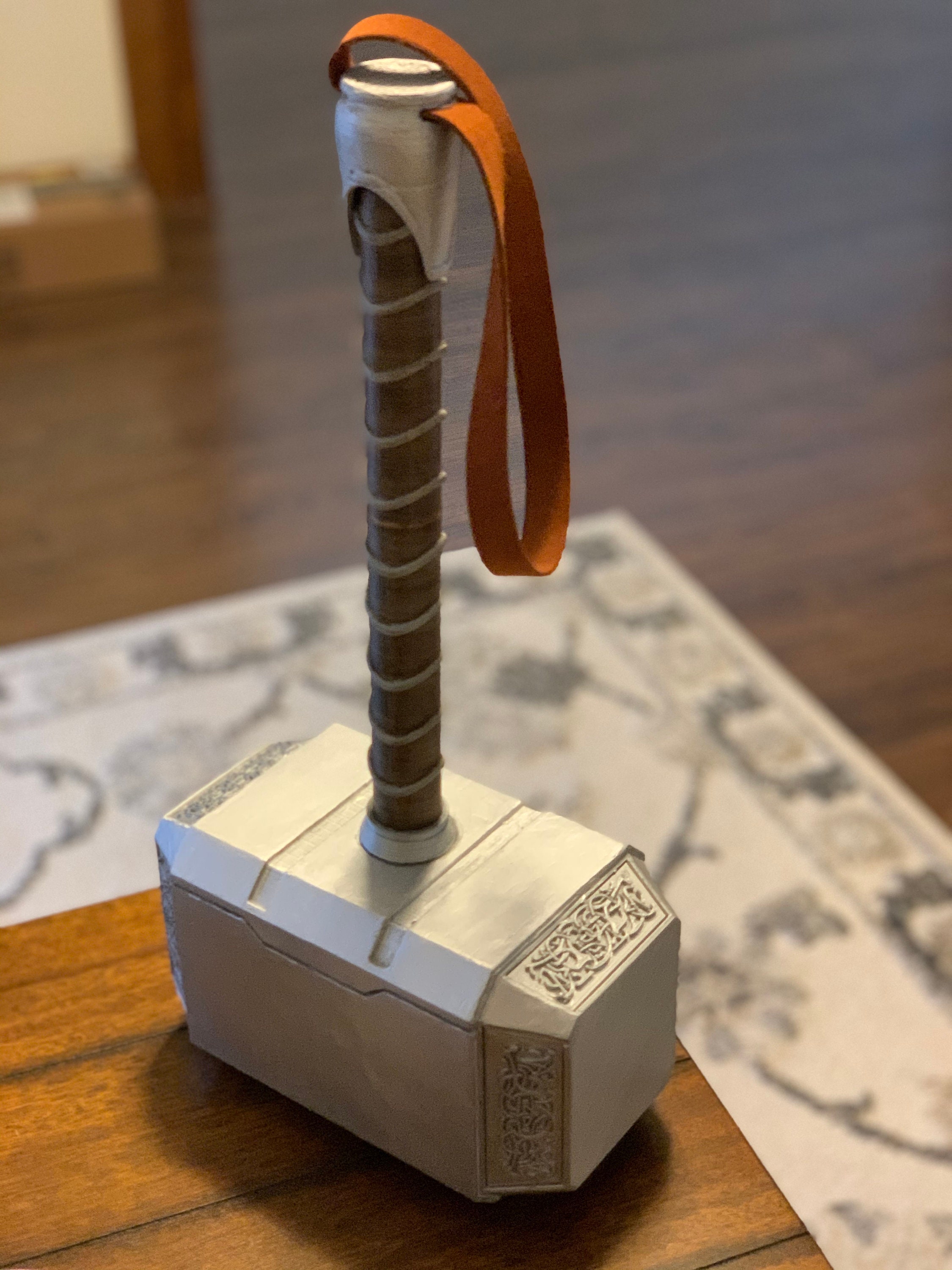 GOD OF WAR THOR HAMMER STL 3MF 3D PRINTING FILE LED COMPATIBLE 3D