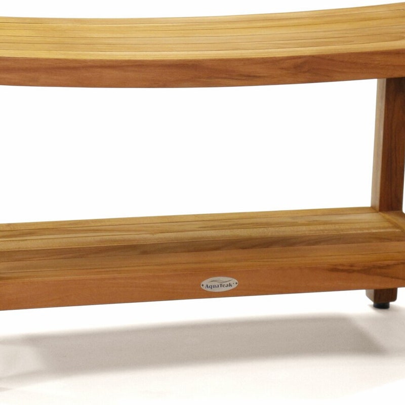 Teak Shower Bench - Etsy
