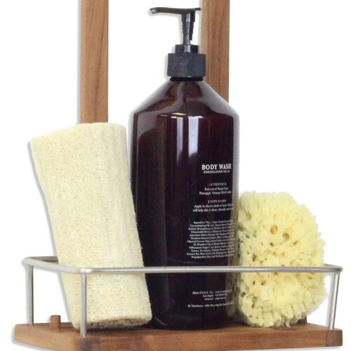 The Original Moa™ Small Teak Shower Caddy Etsy