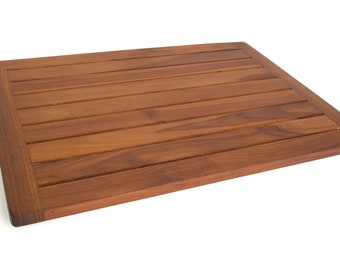 Bamboo Floor Mat - Etsy