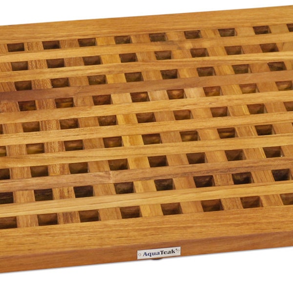 Teak Bath Mat Etsy