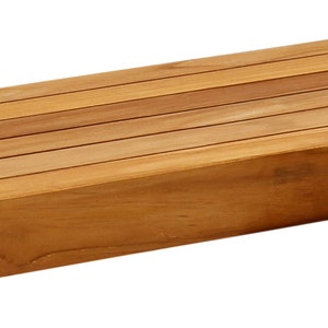 30" Moa™ Teak Flat Wall Shelf