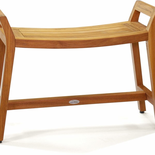 Teak Shower Bench Etsy