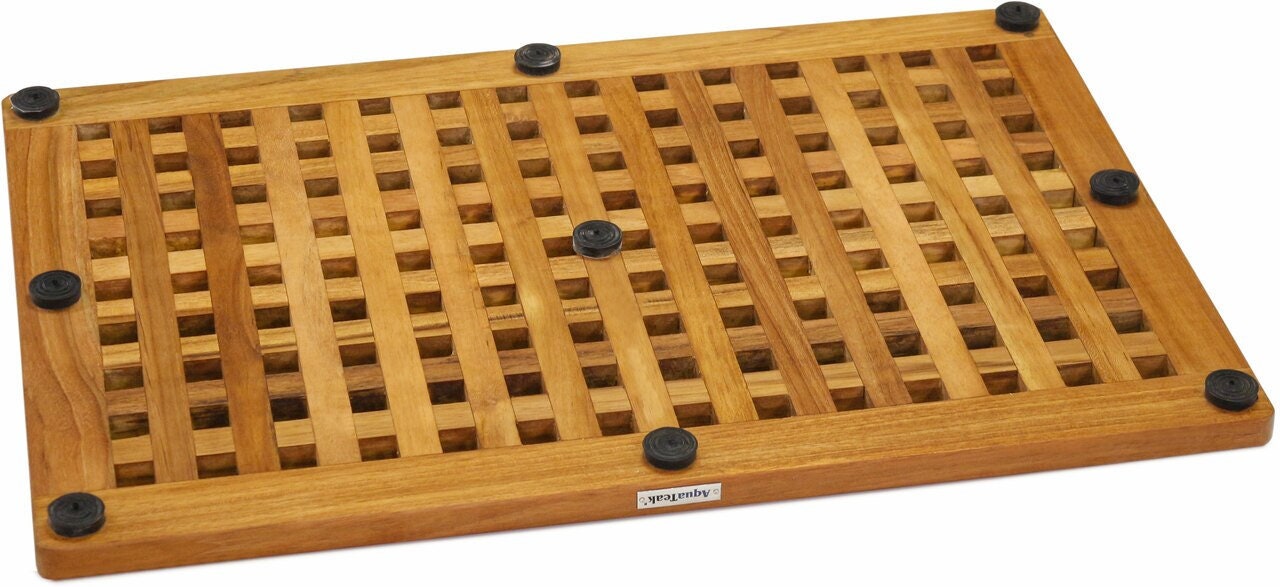 Aqua Teak The Original Spa Teak Bath & Shower Mat