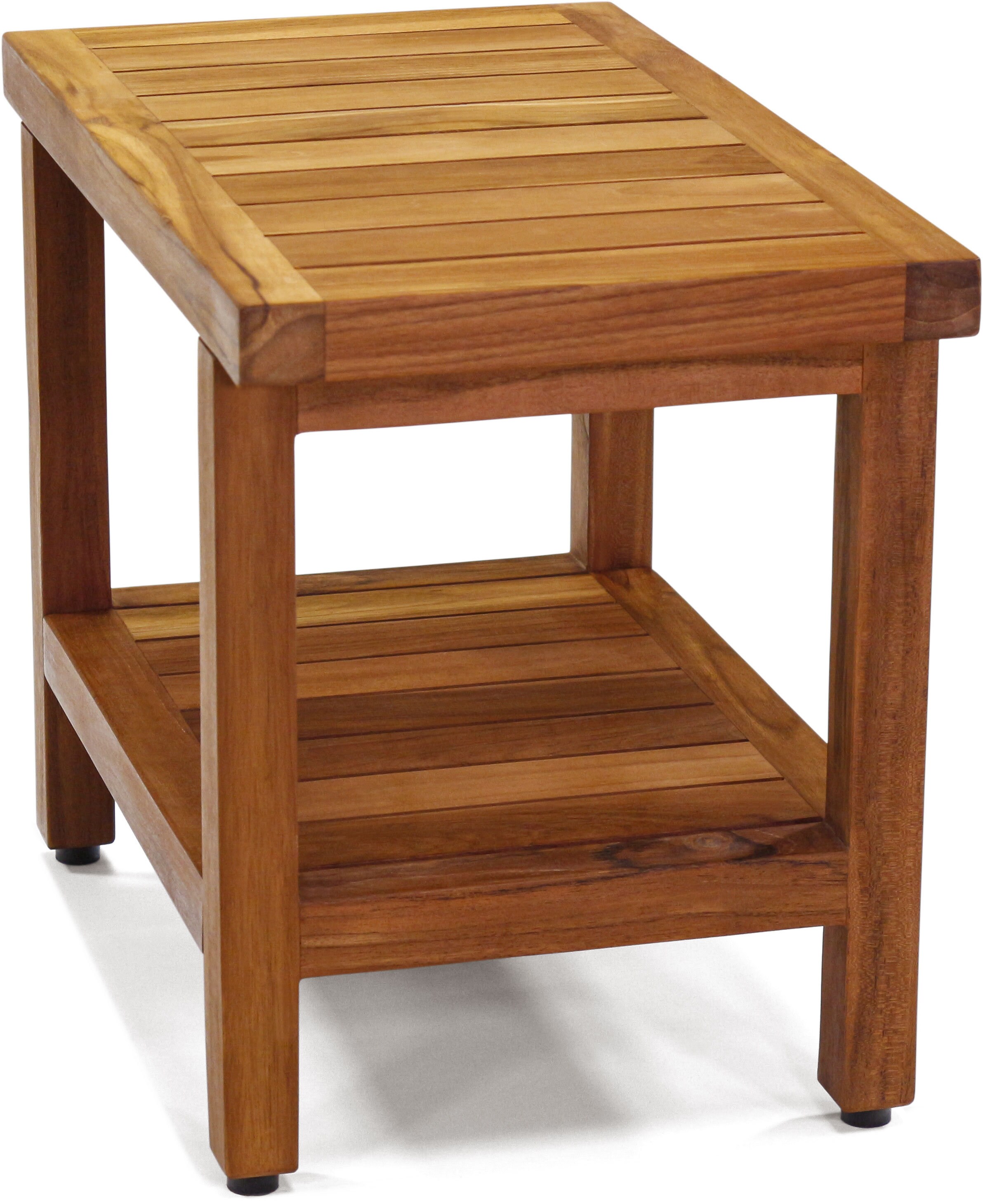 The Original 24 Spa™ Teak Shower Bench With Shelf Etsy Canada