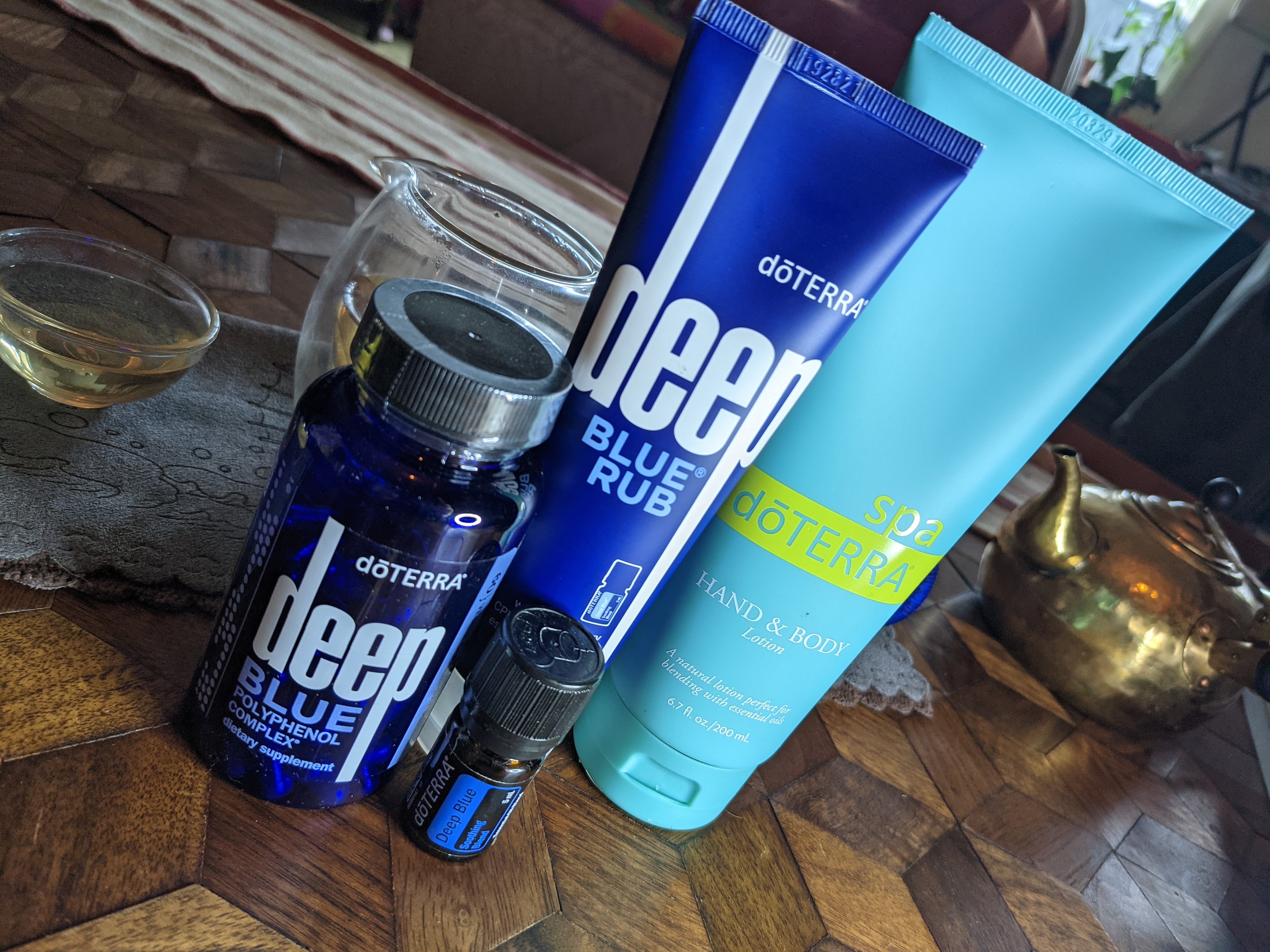 Doterra Deep Blue 4 Item Bundle Pack Herbs Holistic Health ...
