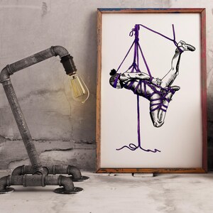 Resilience Shibari Art Print *LIMITED EDITION* A5 A4