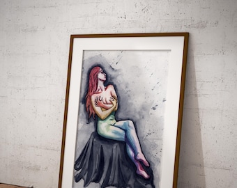 Scarlett *LIMITED EDITION* Shibari Art Print A3 A2 A1 A0