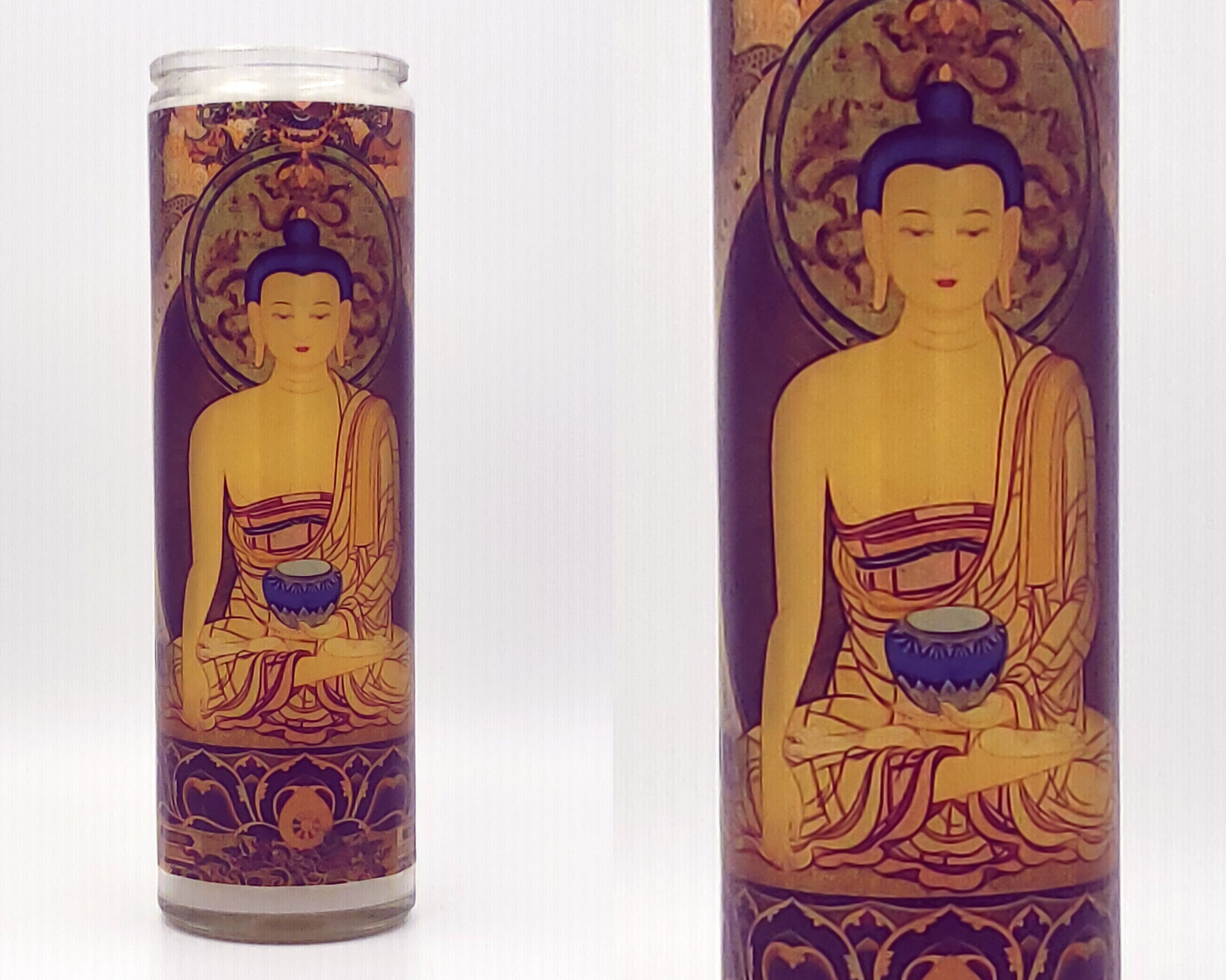 BUDDHA CANDLE HOMEMADE Candles Living Room Decor Buddha Art Etsy