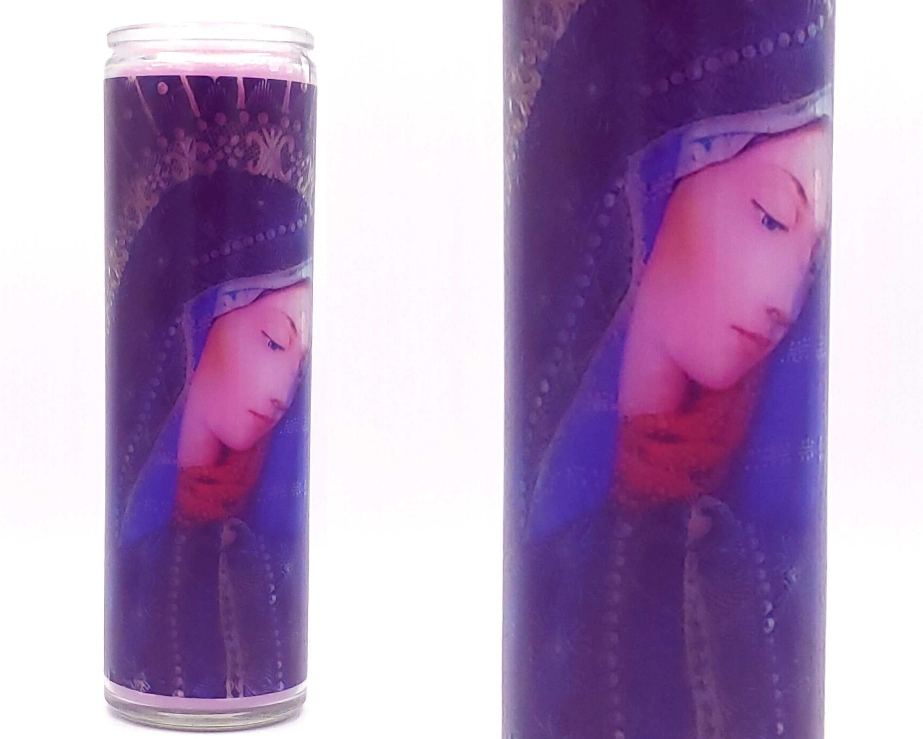 MOTHER MARY CANDLE Handmade Candles Home Decor Art | Etsy