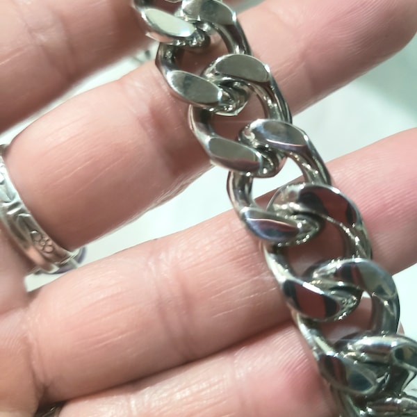 Chunky man's Silver Bracelets #7
