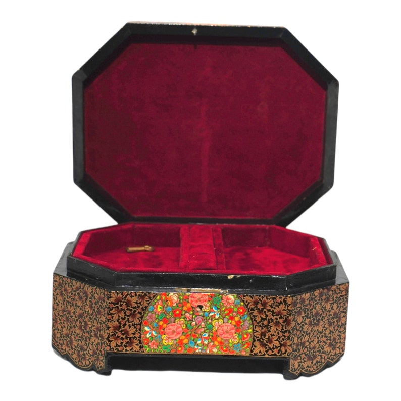 Handmade Wooden Floral Jewelry Box - Etsy