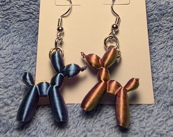 Color Changing Balloon Dog Earrings!